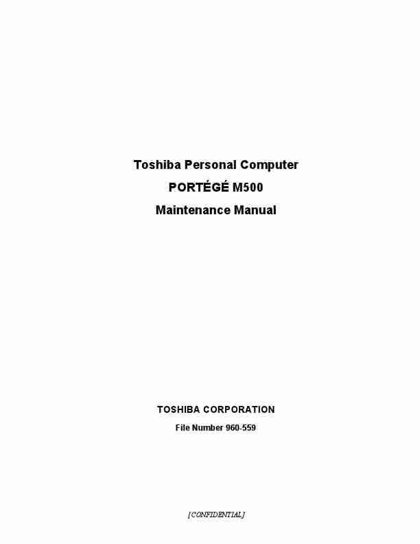 Toshiba Personal Computer PORTG M500-page_pdf